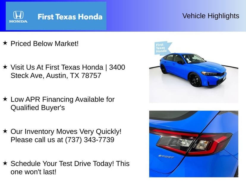 2026 Honda Civic - Image 5