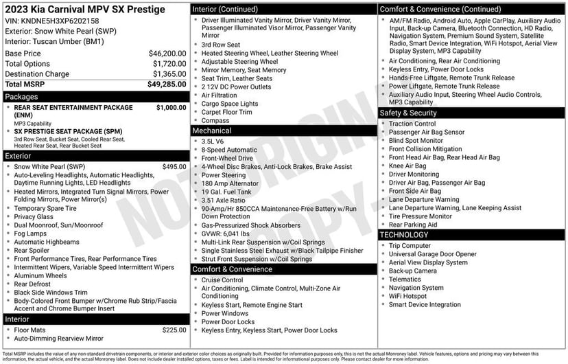2023 Kia Carnival - Image 11