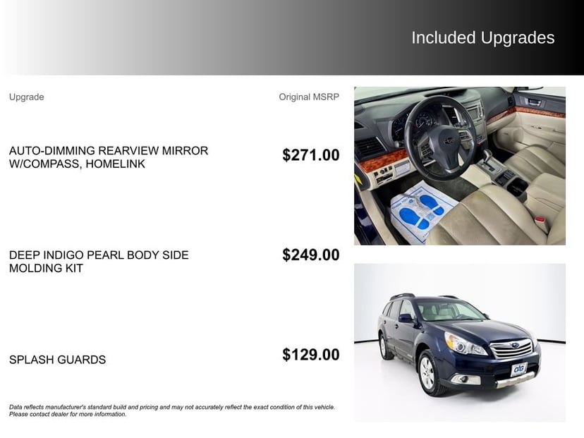 2012 Subaru Outback - Image 5