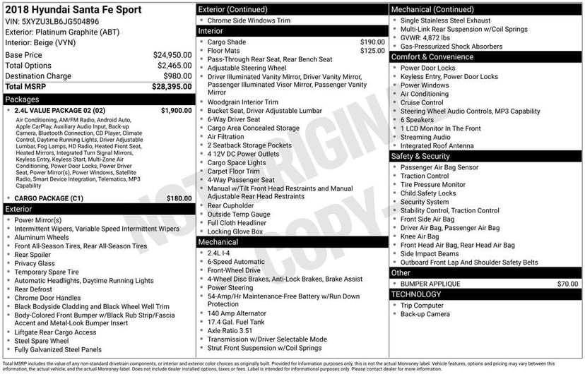 2018 Hyundai Santa Fe Sport - Image 39
