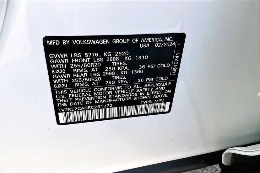 2024 Volkswagen Atlas Cross Sport - Image 34
