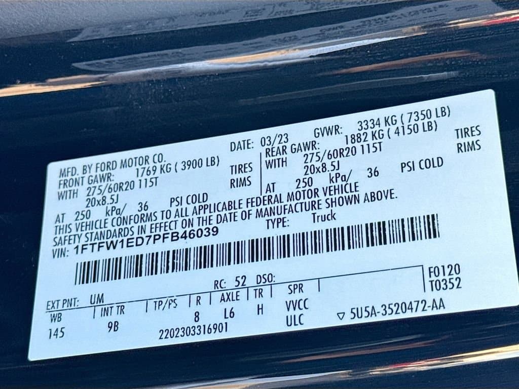 2023 FORD F-150 - Image 43