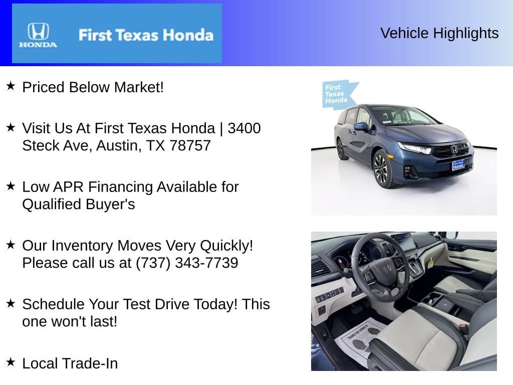 2026 HONDA Odyssey - Image 6