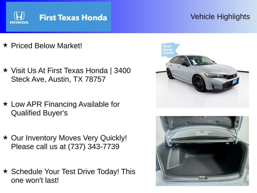2026 Honda Civic - Image 5