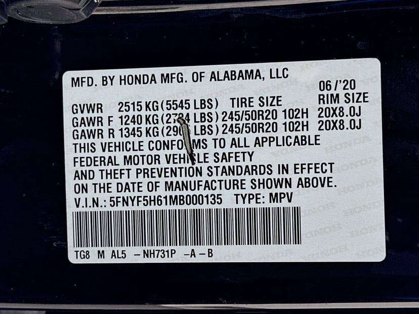 2021 Honda Pilot - Image 35