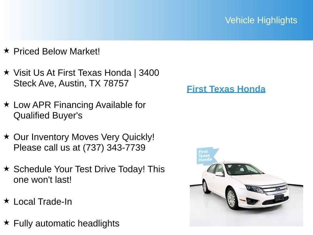 2010 FORD Fusion - Image 10