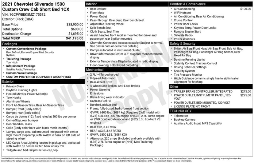 2021 Chevrolet Silverado 1500 - Image 40