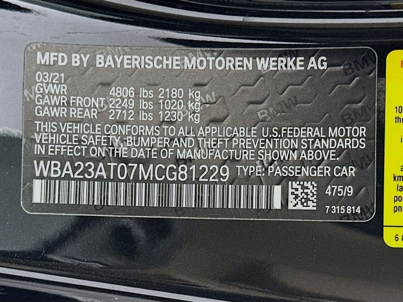 2021 BMW 4 Series - Image 32