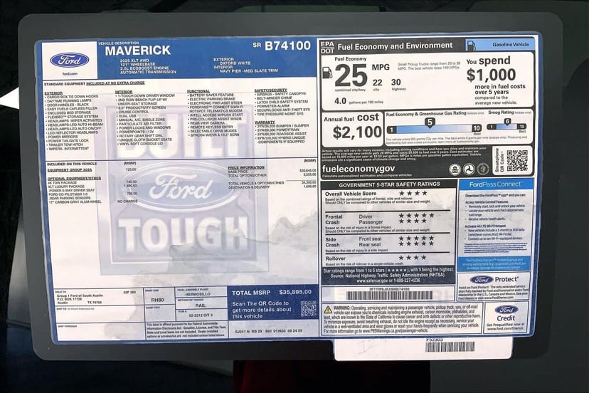 2025 Ford Maverick - Image 21