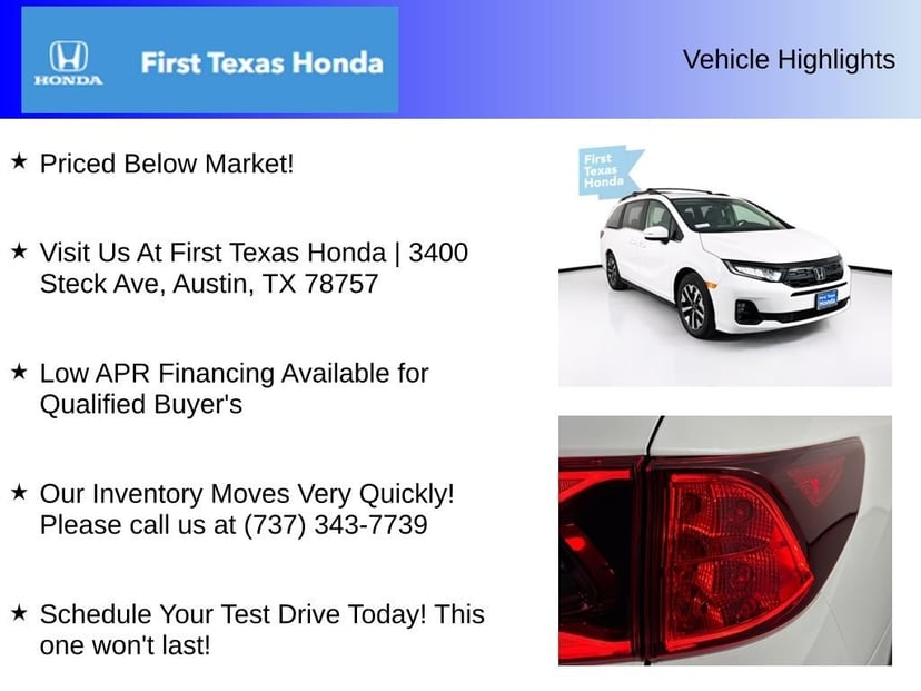 2026 Honda Odyssey - Image 5