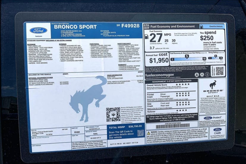 2025 Ford Bronco Sport - Image 21