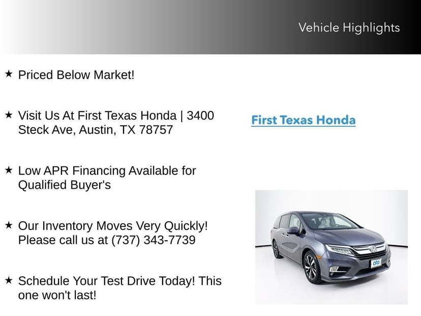 2018 Honda Odyssey - Image 10