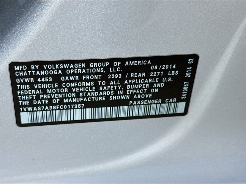 2015 Volkswagen Passat - Image 36