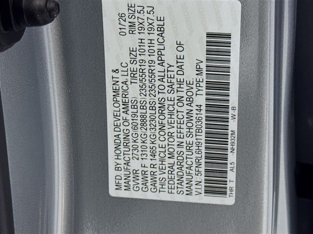 2026 HONDA Odyssey - Image 46