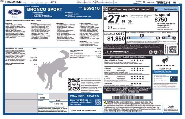 2026 Ford Bronco Sport - Image 4