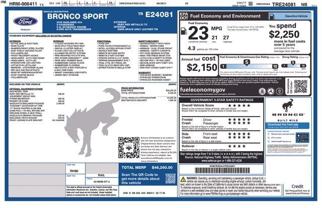 2026 Ford Bronco Sport - Image 4